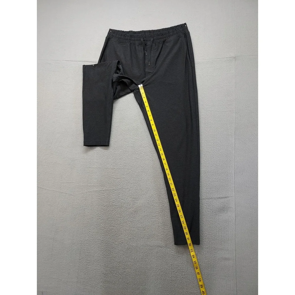Outdoor Voices Men Sweatpant L Black Elastic Waist Drawstring Stretch Activewear